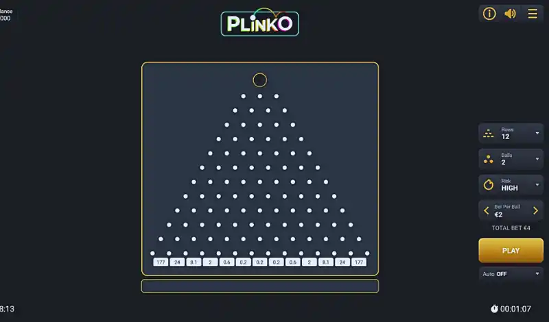Plinko Ball game